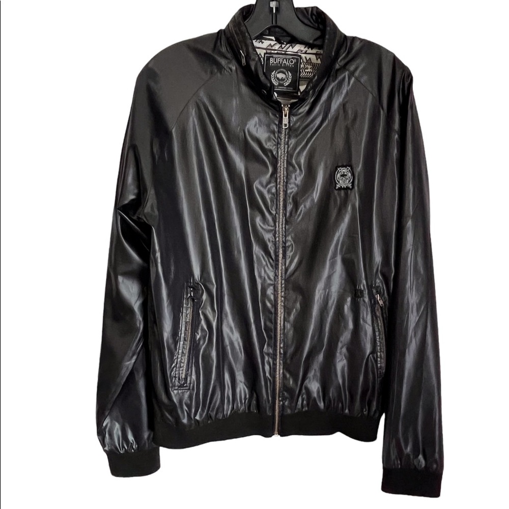 BUFFALO DAVID BITTON BLACK WINDBREAKER